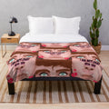 I Am Not Okay with This" inspired plush blanket featuring the show's protagonist Sydney Novak