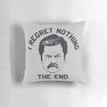 I Regret Nothing" Ron Swanson Pillow from Parks and Recreation