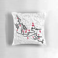 I Saw With My Eyes That My Life Is Going" - Sadi Persian Poem Pillow