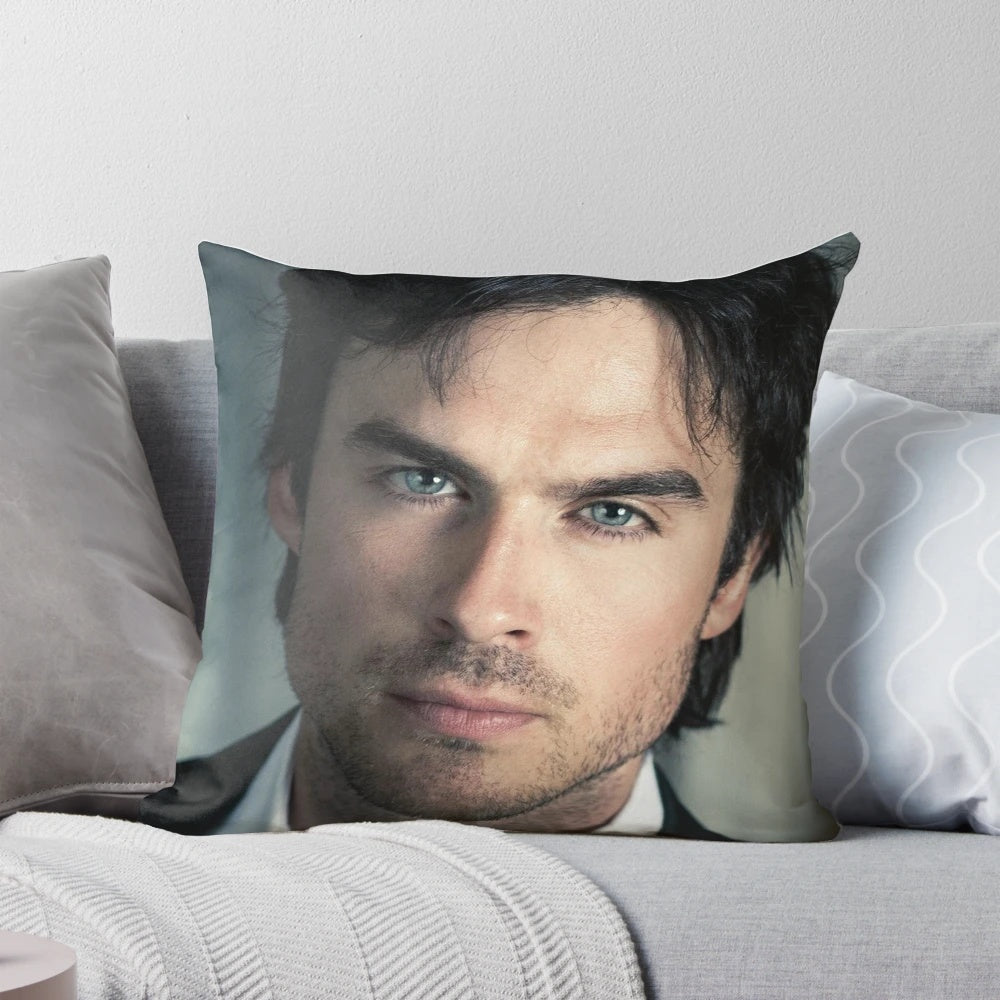 Ian Somerhalder Pillow - Damon Salvatore from The Vampire Diaries