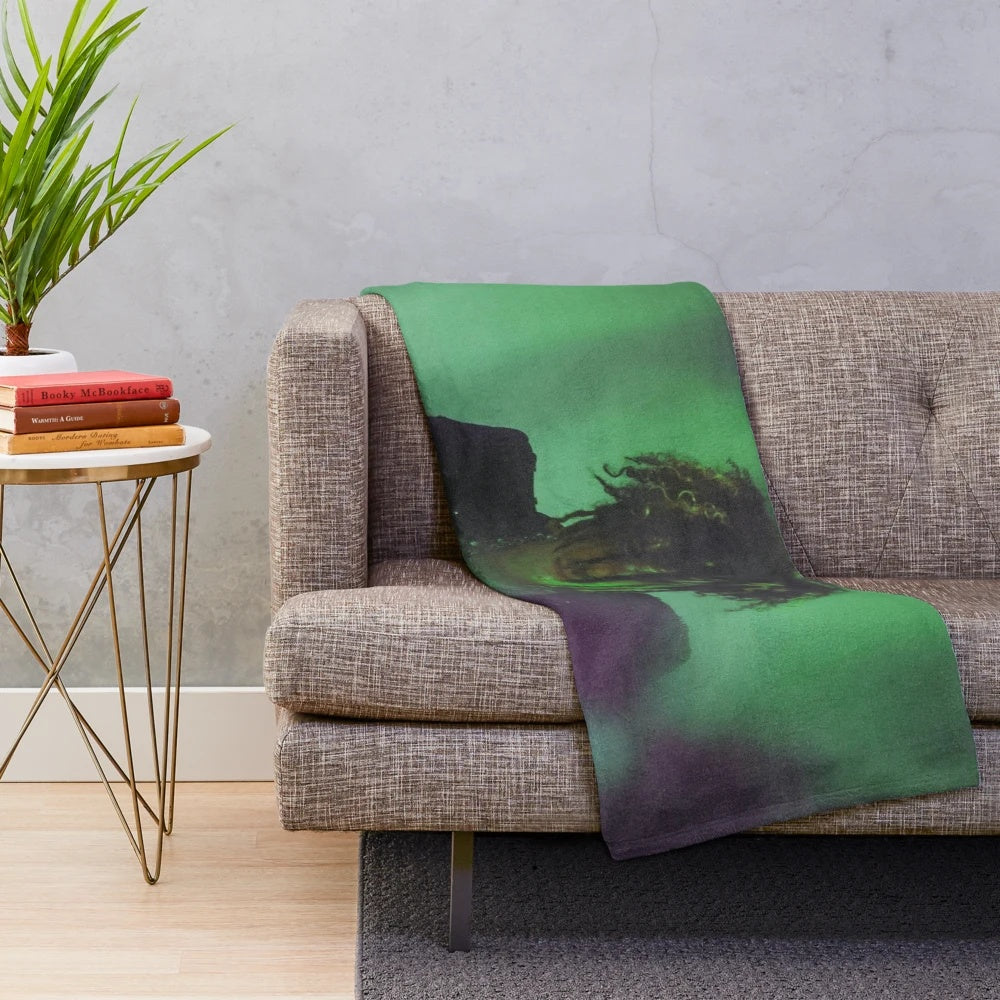 Iann Dior inspired plush blanket featuring the cover art for the song "Let You