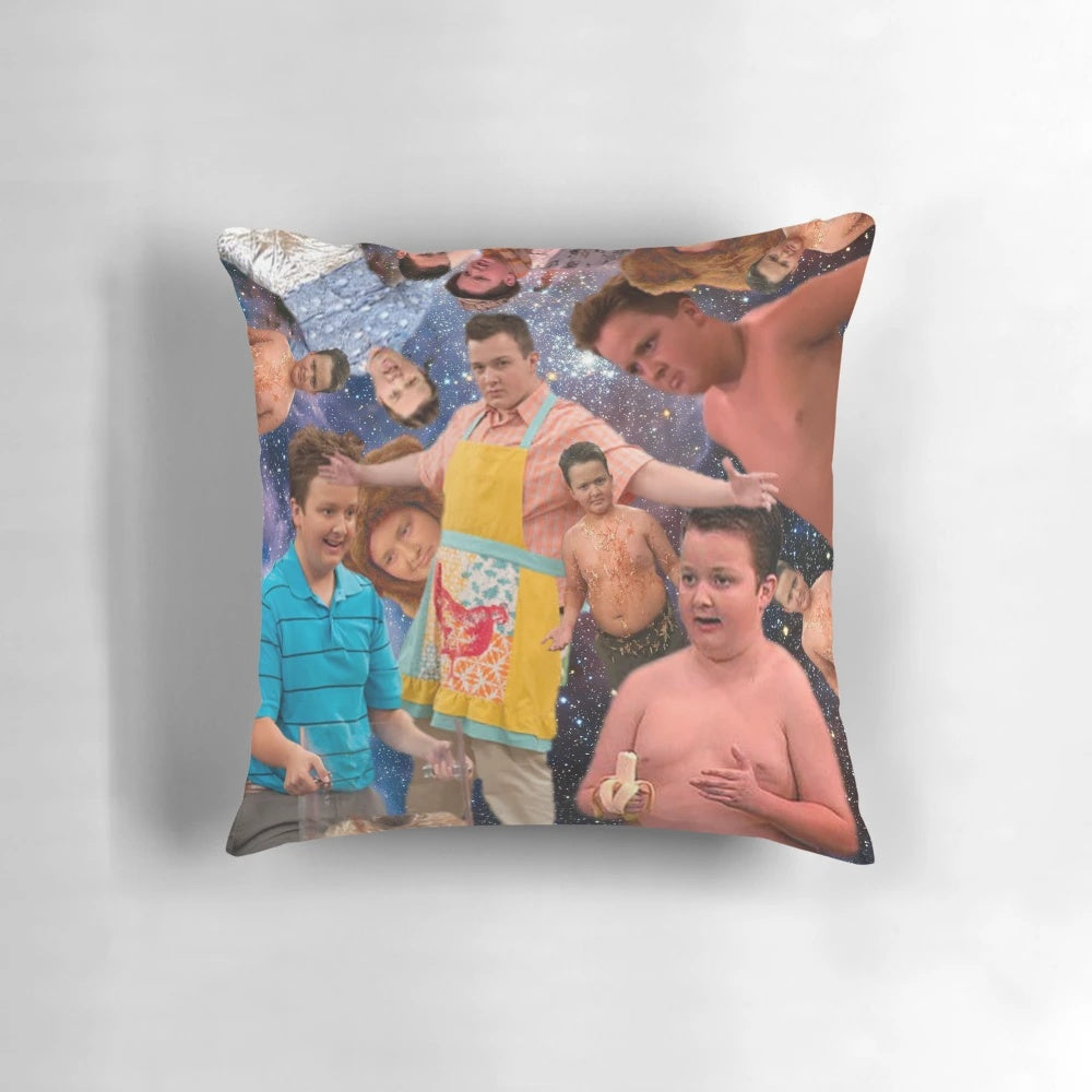 Soft and cuddly plush pillow inspired by the character Gibby from the Nickelodeon TV show iCarly
