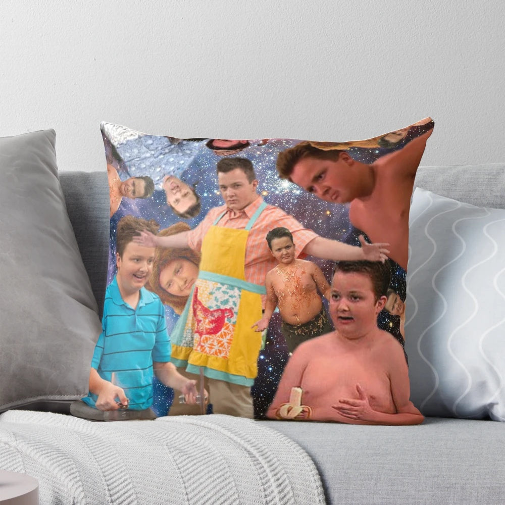 Soft and cuddly plush pillow inspired by the character Gibby from the Nickelodeon TV show iCarly
