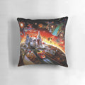 Transformers G1 Boxart Pillow featuring Optimus Prime, Megatron, and Starscream