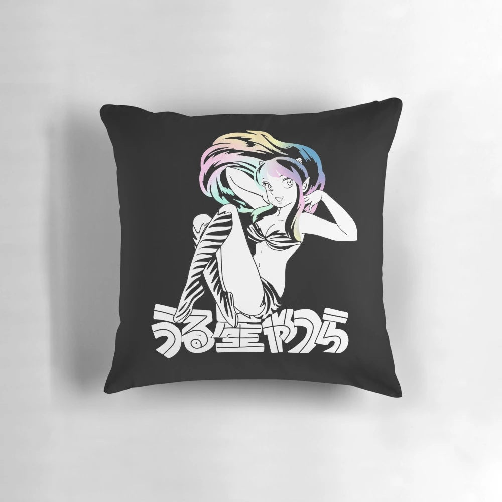 URUSEI YATSURA anime-inspired pillow with the adorable character Lamu