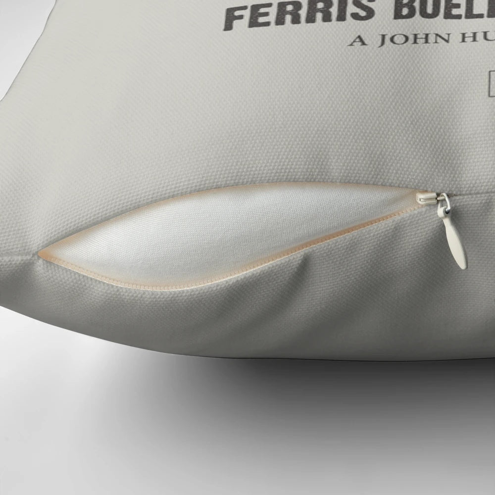 Ferris Bueller's Day Off Minimalist Movie Pillow