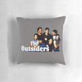 Plush pillow featuring characters from the classic 1983 film "The Outsiders