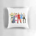 Pillow featuring Britney Spears' iconic 90s pop music outfits