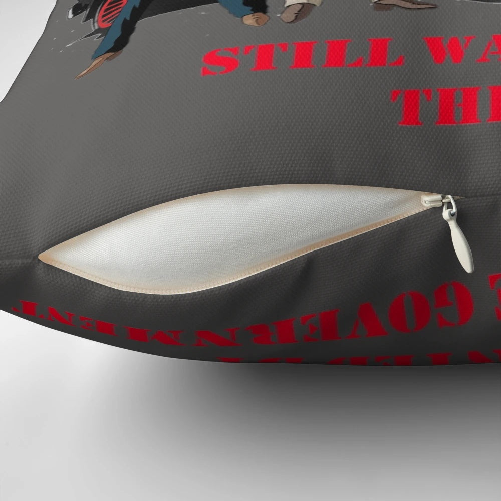 Nostalgic A-Team Pillow with iconic characters like BA, Face, Murdock, and Hannibal