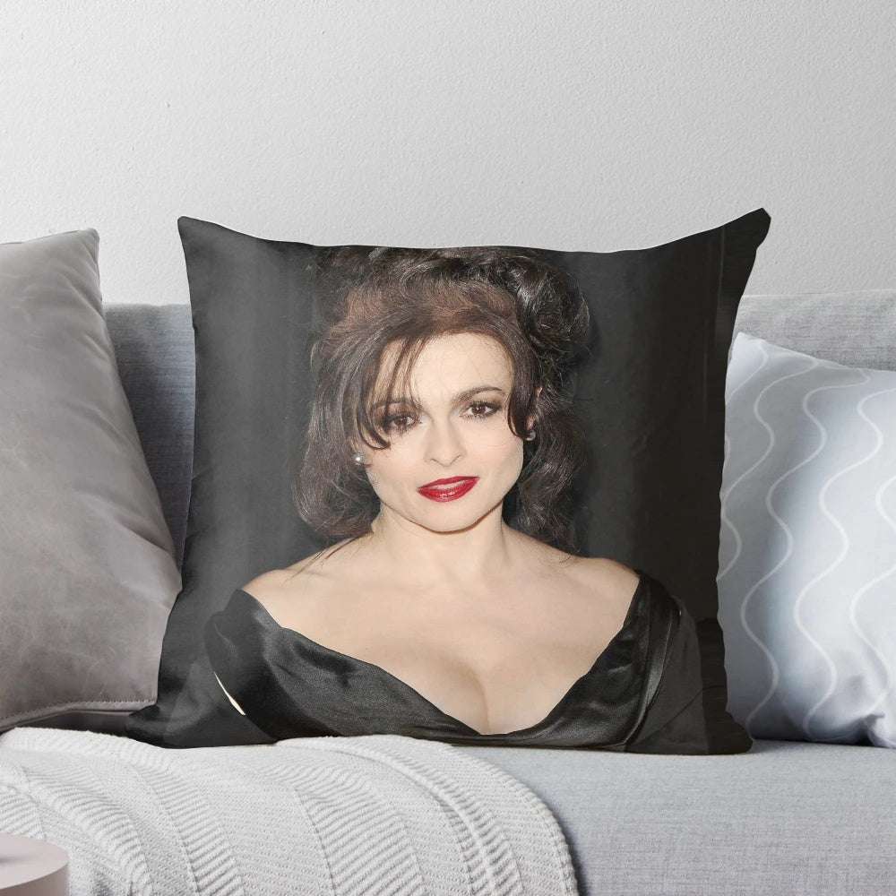 Helena Bonham Carter Pillow - Celebrate the Iconic Actress with this Stylish Home Decor