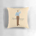 Vibrant Annie Rooster Hannigan Pillow featuring the beloved character from the classic 80s musical