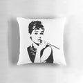 Audrey Hepburn Pillow - Iconic Film Character Accent Piece