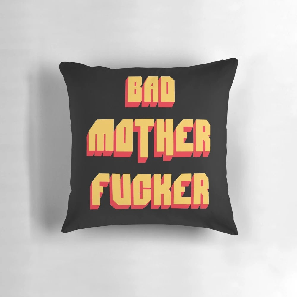 Pulp Fiction 'Bad Mother Fucker' Pillow featuring Samuel L. Jackson