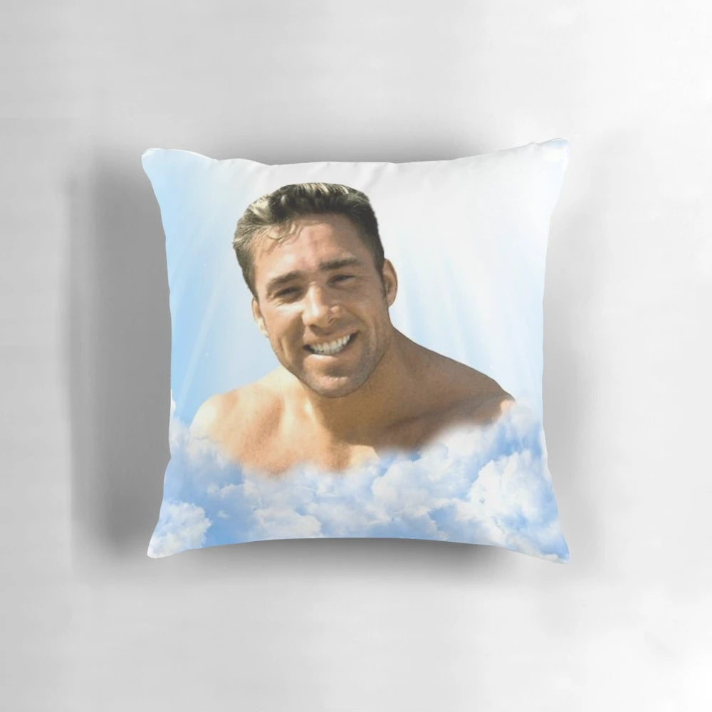Billy Herrington, an iconic internet meme and legend, featured on a plush pillow