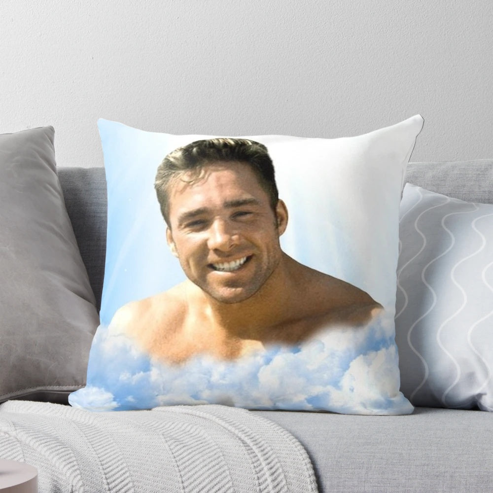 Billy Herrington, an iconic internet meme and legend, featured on a plush pillow