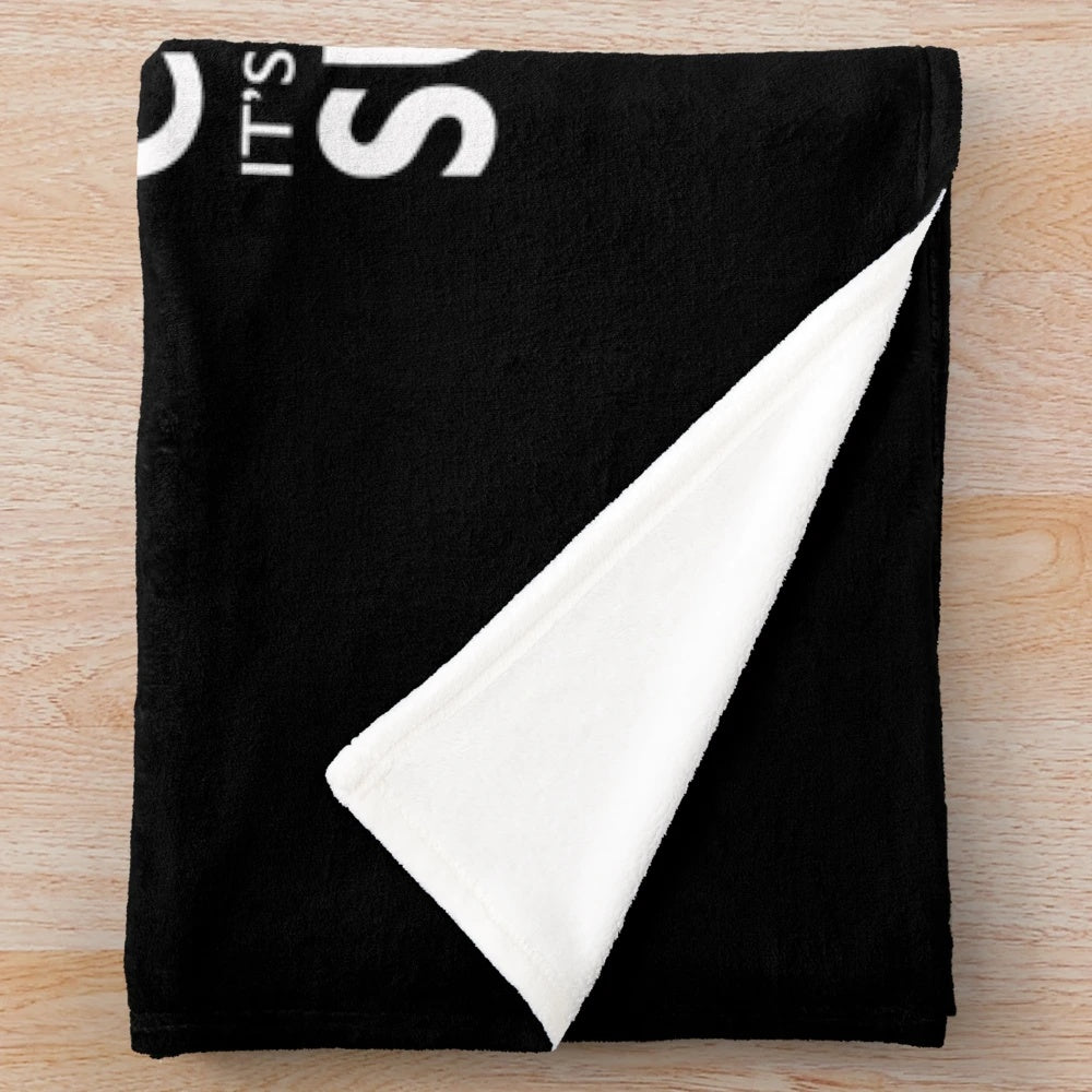 The Blues Brothers-inspired plush blanket