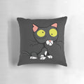 Soft, plush pillow featuring the iconic bonded courier character from the 90s game "Sam & Max Hit the Road