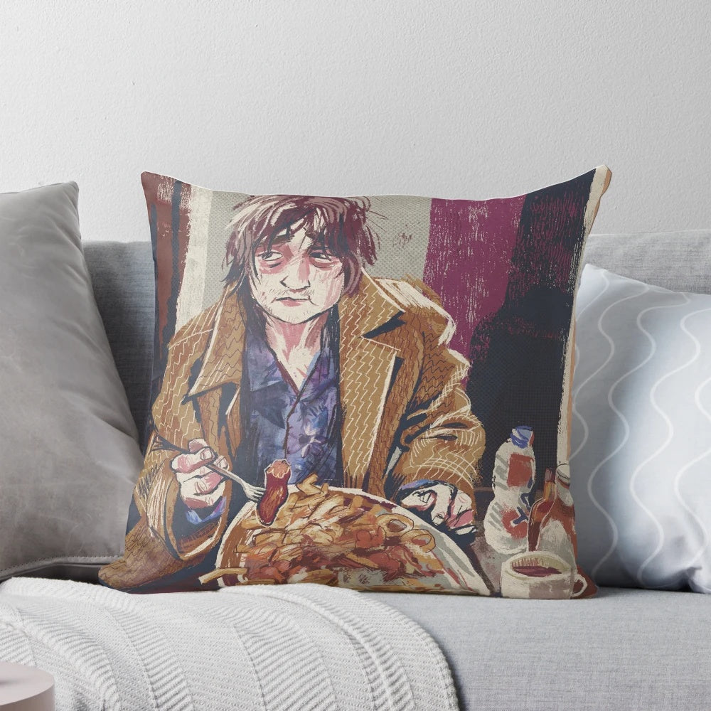 Pete Doherty of The Libertines and Babyshambles featured on a custom pillow
