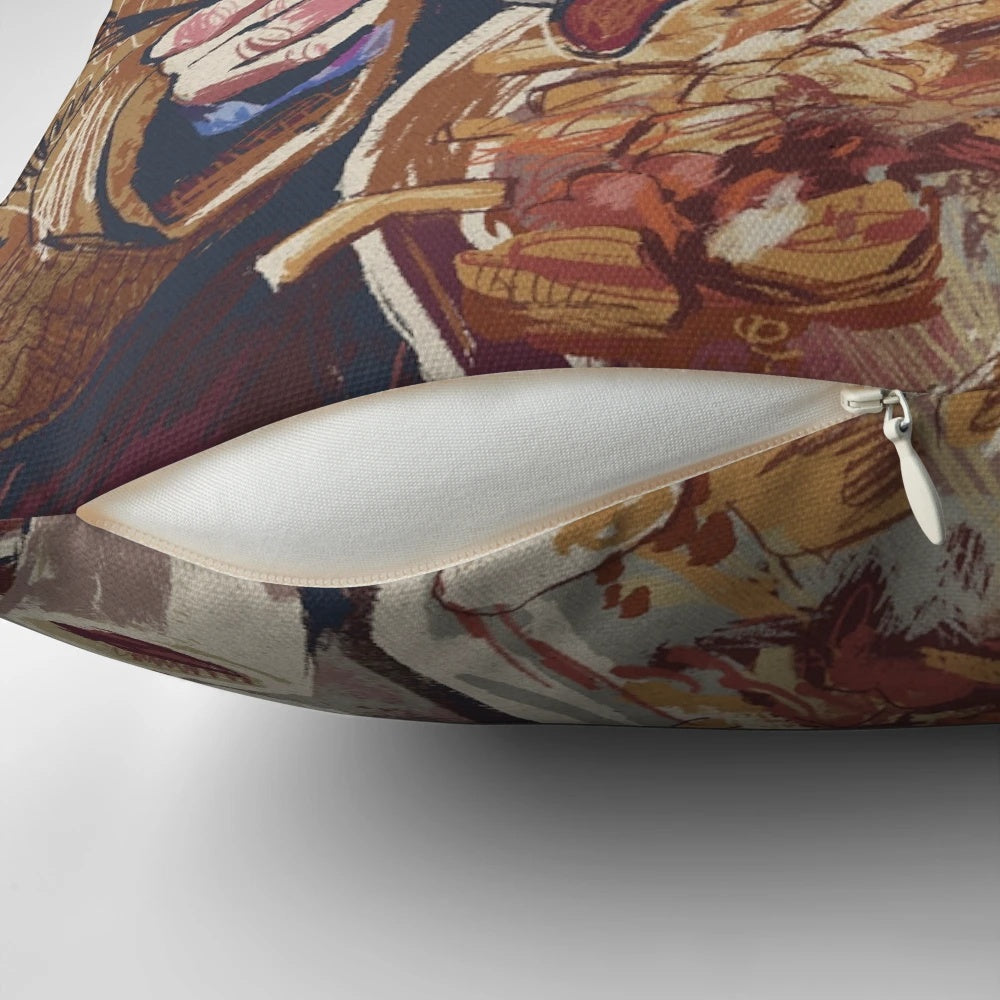 Pete Doherty of The Libertines and Babyshambles featured on a custom pillow