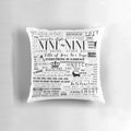 Brooklyn Nine-Nine Quotes Decorative Pillow featuring memorable lines from the show