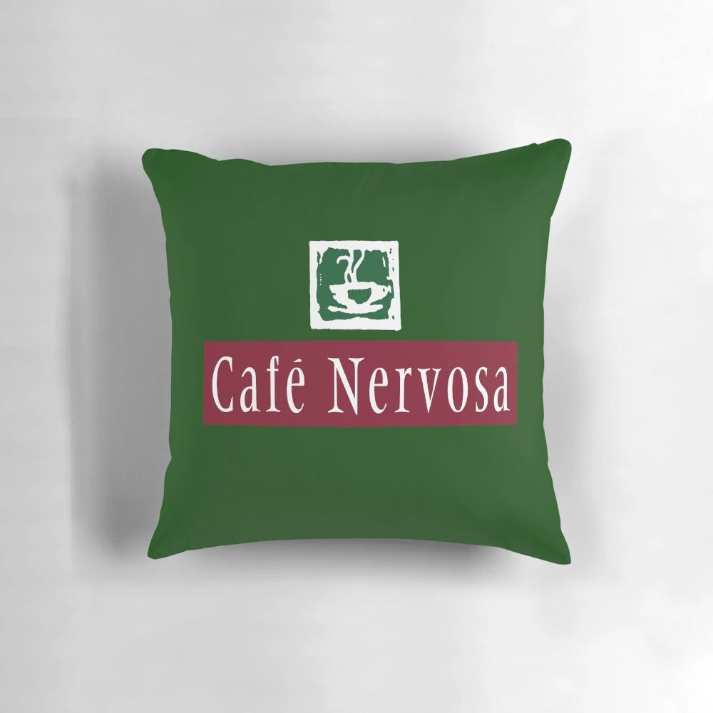 Cafe Nervosa' Pillow from the Iconic Sitcom 'Frasier