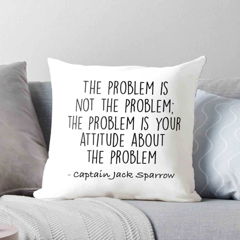 Captain Jack Sparrow Decorative Throw Pillow - Officially Licensed Pirates of the Caribbean Merchandise