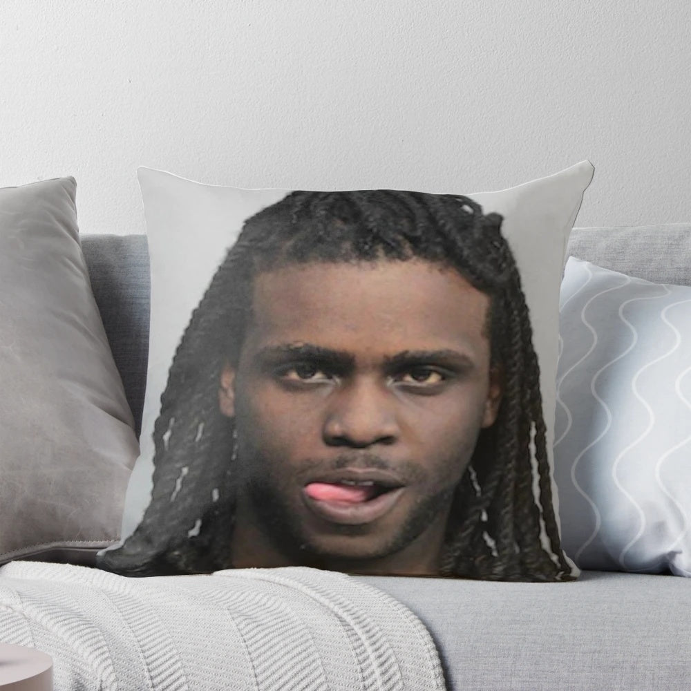 Chief Keef Mugshot Pillow - Iconic Rap Merchandise for Hip Hop Fans