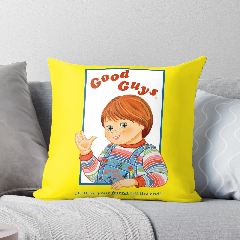 Plush Chucky "Good Guys" Doll Pillow - Iconic Horror Movie Merchandise