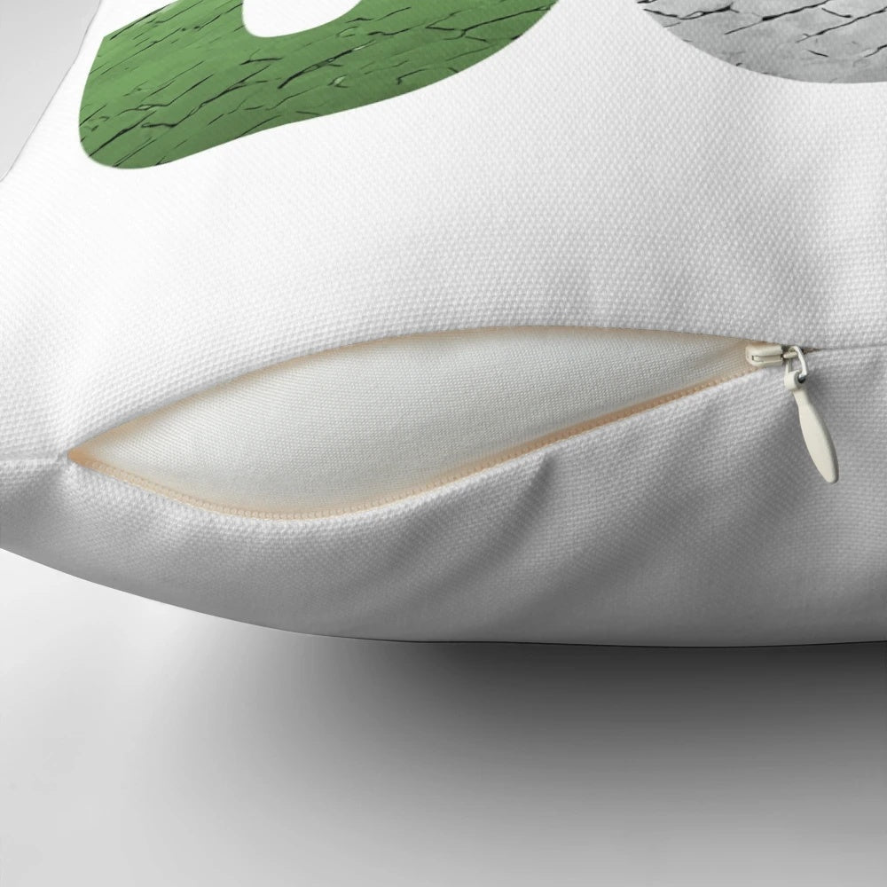 A decorative throw pillow featuring the classic design of the iconic Fiat 500 Italian car against a white background.