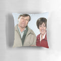 Soft and comfortable pillow featuring the iconic character Roy Cropper from the hit UK soap opera Coronation Street.