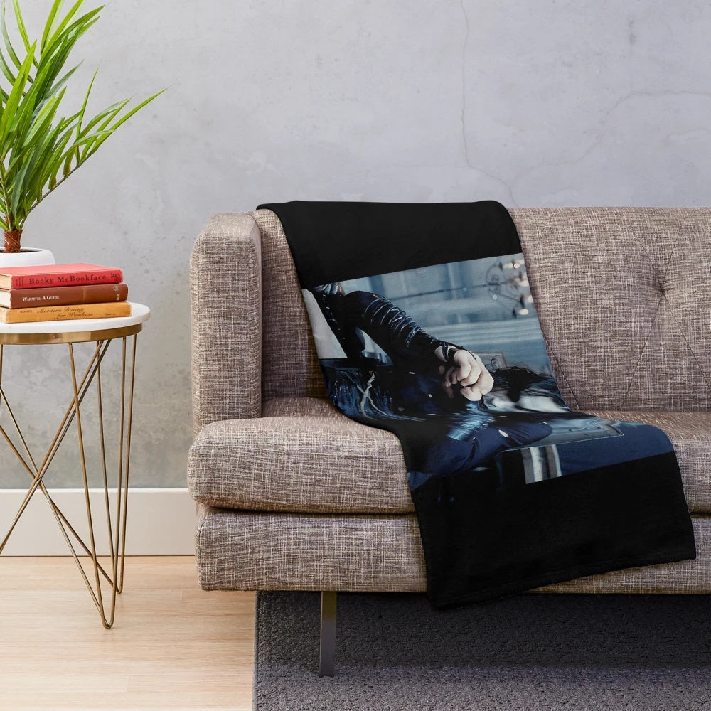 The Crow Movie Plush Blanket featuring Eric Draven