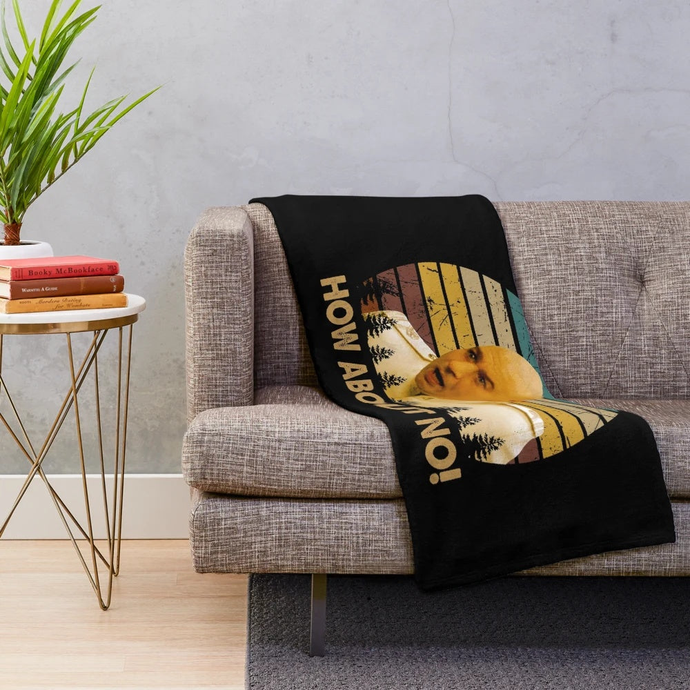 Soft and cozy plush blanket featuring the iconic Dr. Evil character from the Austin Powers comedy film series