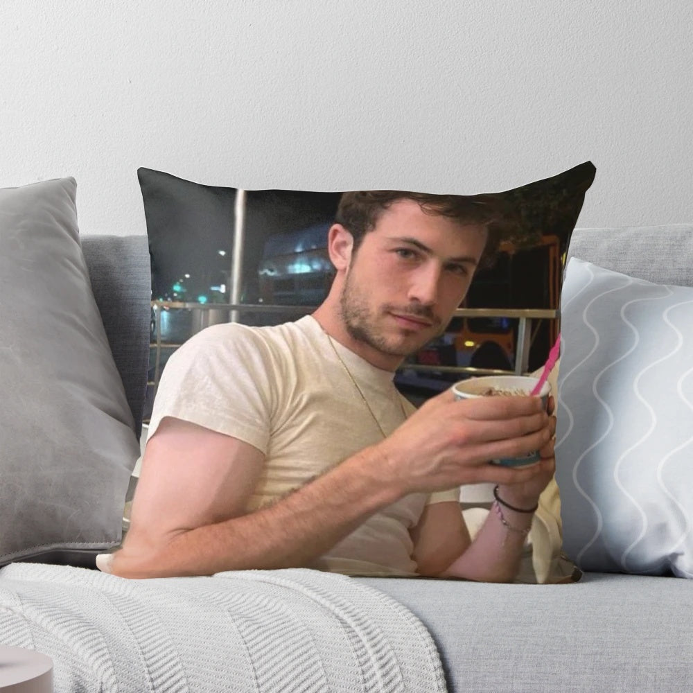 Dylan Minnette Pillow featuring the actor from Thirteen Reasons Why