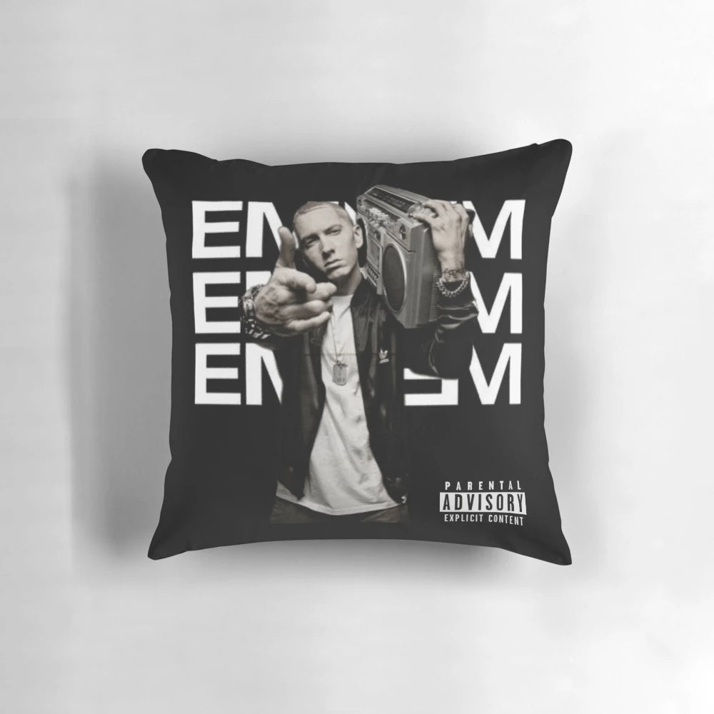 Eminem Boombox Pillow featuring the iconic rap icon and his legendary music