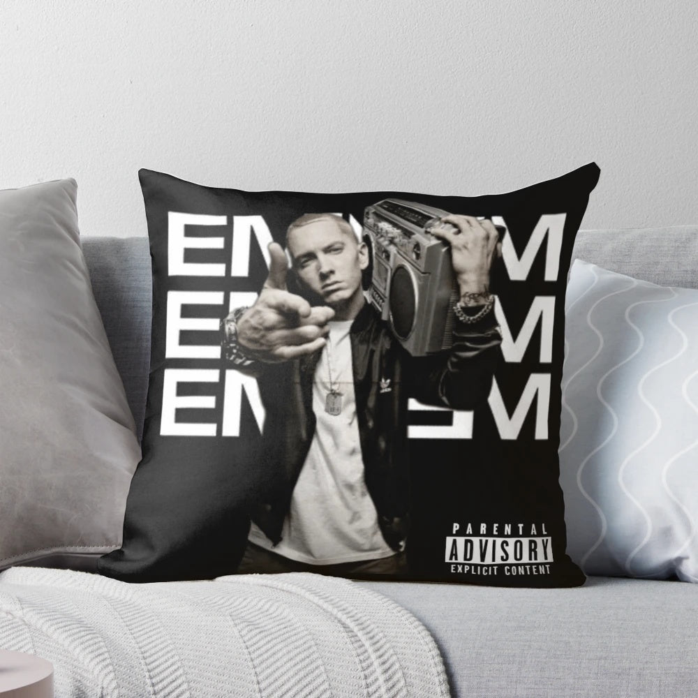 Eminem Boombox Pillow featuring the iconic rap icon and his legendary music