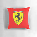 Plush Ferrari Logo Pillow Showcasing the Legendary Italian Automotive Brand