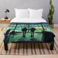 Fight club movie poster inspired plush blanket