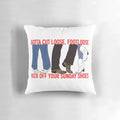 Footloose 1984 movie-inspired pillow featuring iconic dance scene imagery