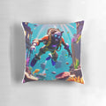 Fortnite Battle Royale gaming pillow featuring iconic in-game character designs and artwork