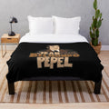 Jean-Paul Belmondo portrait plush blanket, a tribute to the legendary French actor