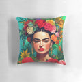 Frida Kahlo 10" Pillow featuring an iconic portrait of the renowned Mexican artist