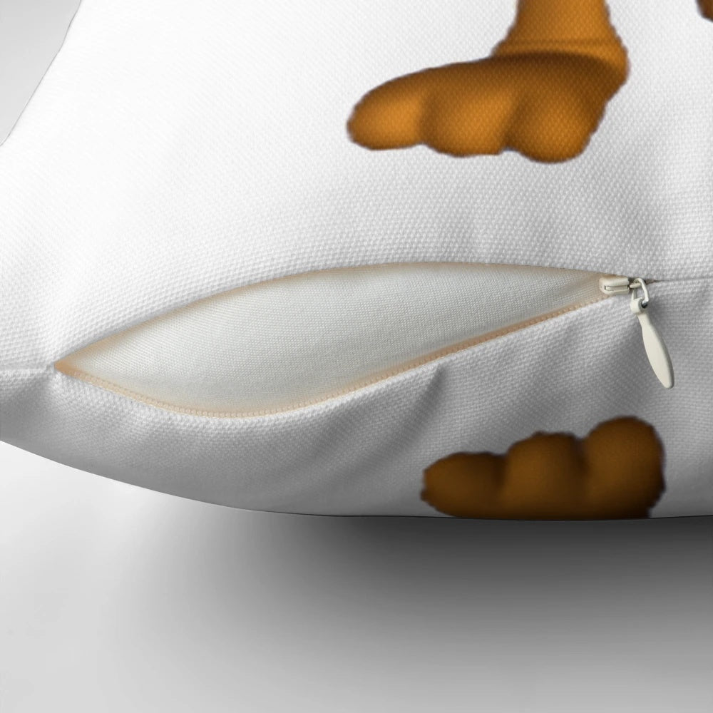 Soft plush pillow featuring Garfield the cat in the iconic T-pose meme