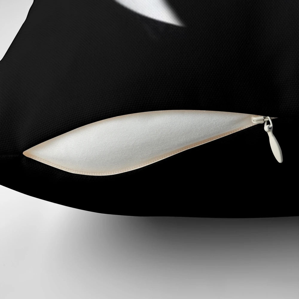 Ghostface pillow, featuring the iconic mask from the Scream horror movie franchise