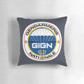Pillow with logo and emblem of the GIGN (National Gendarmerie Intervention Group) from France
