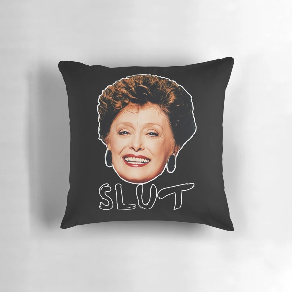 Plush "Golden Girls" Blanche Devereaux pillow with classic 80s TV show character design