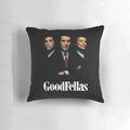 Goodfellas-inspired pillow featuring Robert De Niro, Joe Pesci, and Ray Liotta