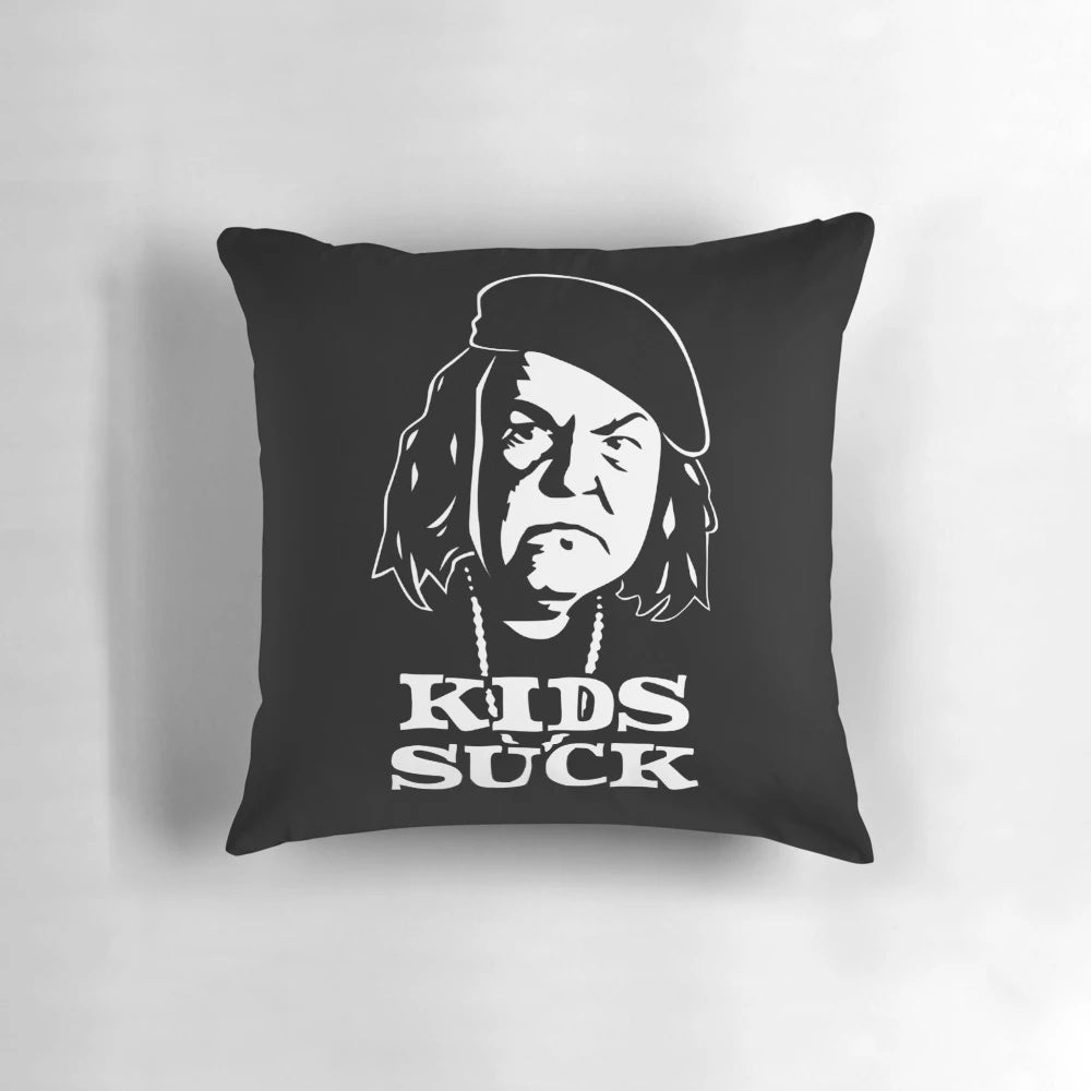 The Goonies Mama Fratelli Kids Suck Pillow, featuring the iconic characters from the classic 80s movie