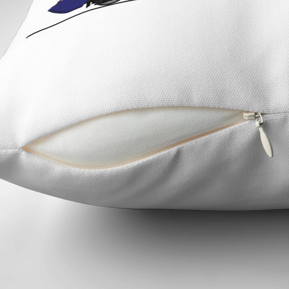 A plush pillow featuring the classic design of the GWR High-Speed Train (HST), also known as the InterCity 125