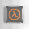 Half Life Lambda Symbol Pillow - Cozy gaming accessory for fans of the iconic Half Life series