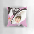 Artistic "Hat Pillow" featuring Alejandro Mogolloart's iconic music and fashion-inspired design